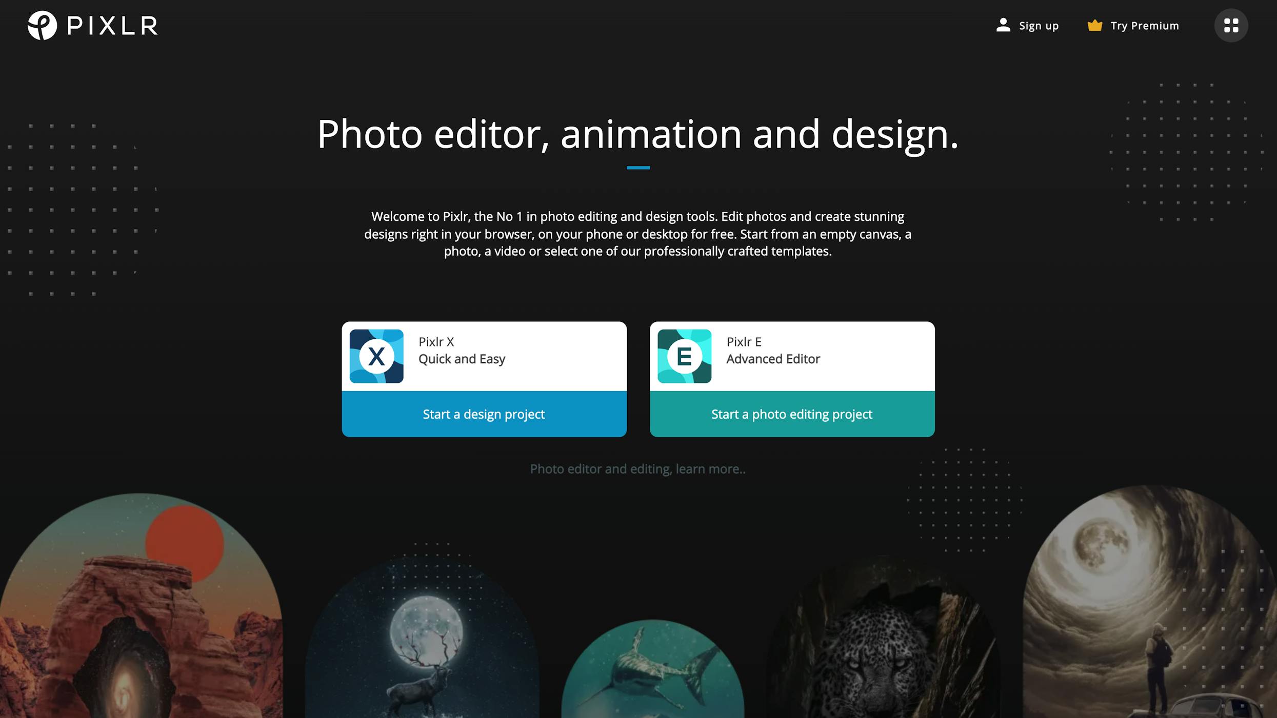 Pixlr elearning tool