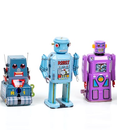 Robots representing AI-assisted soft skills training for employees