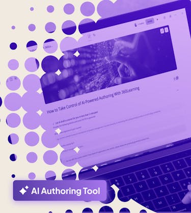 360Learning's prompt engineering AI-powered authoring tool